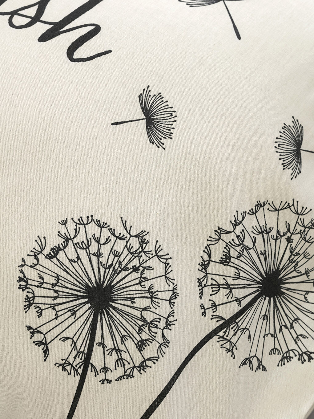 Karışık Pamuklu Yazı Baskılı Yastık kılıfı 50x70 cm-2