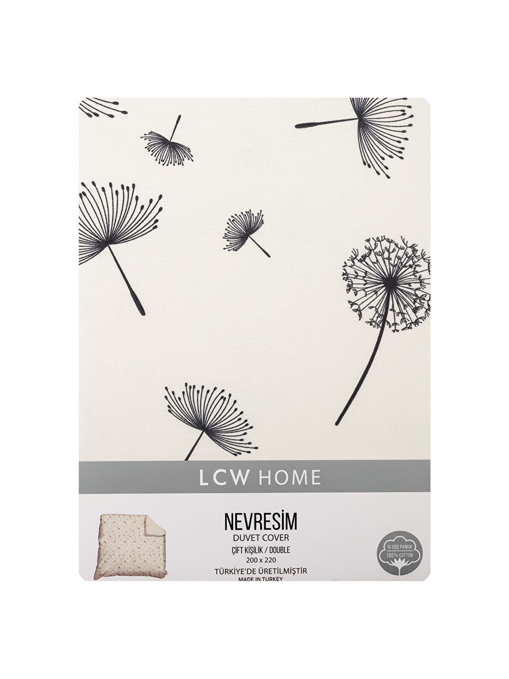 غطاء لحاف قطن مزدوج مطبوع 200x220 سم-4