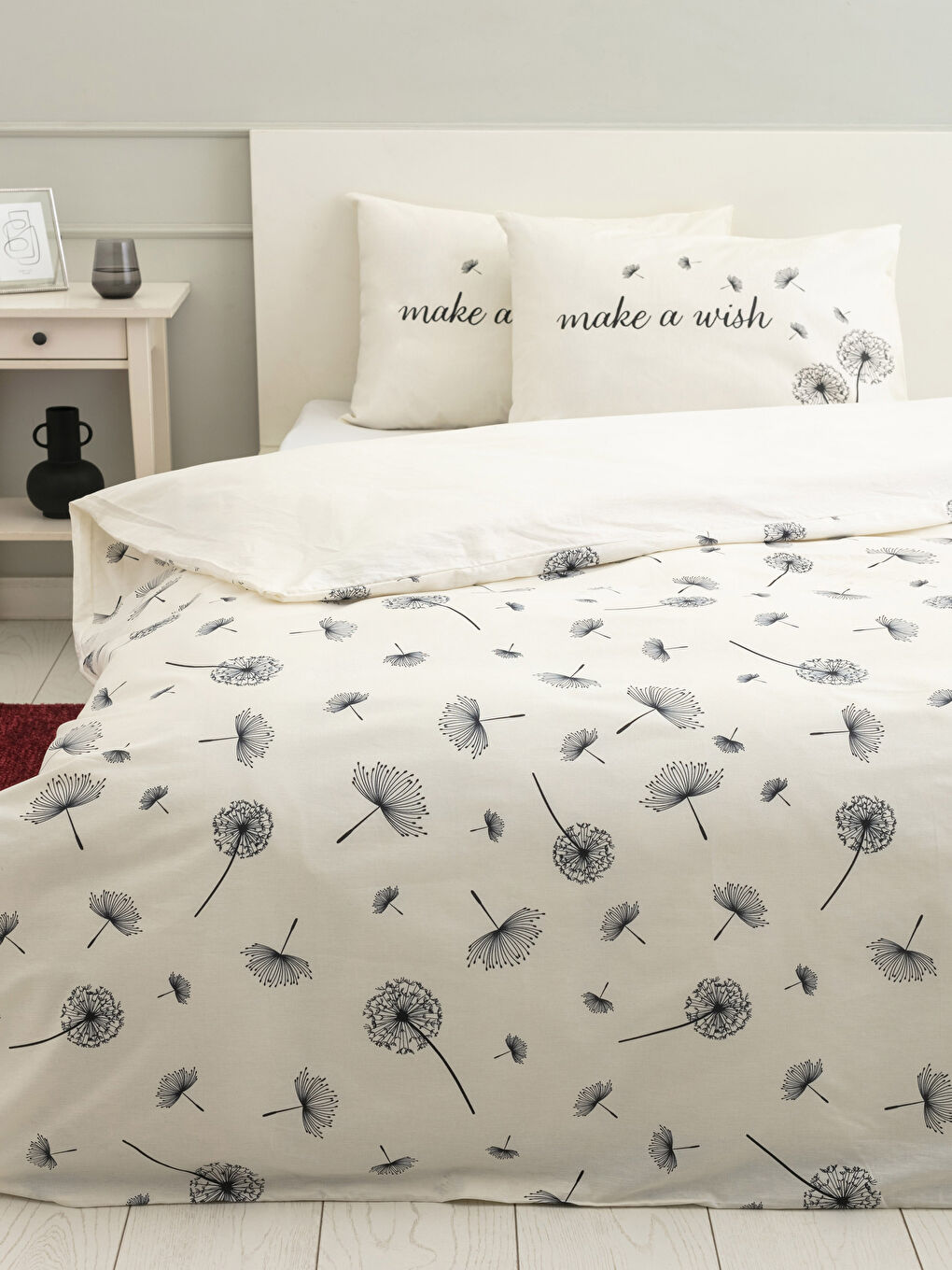 Patterned Woven Double Duvet Set