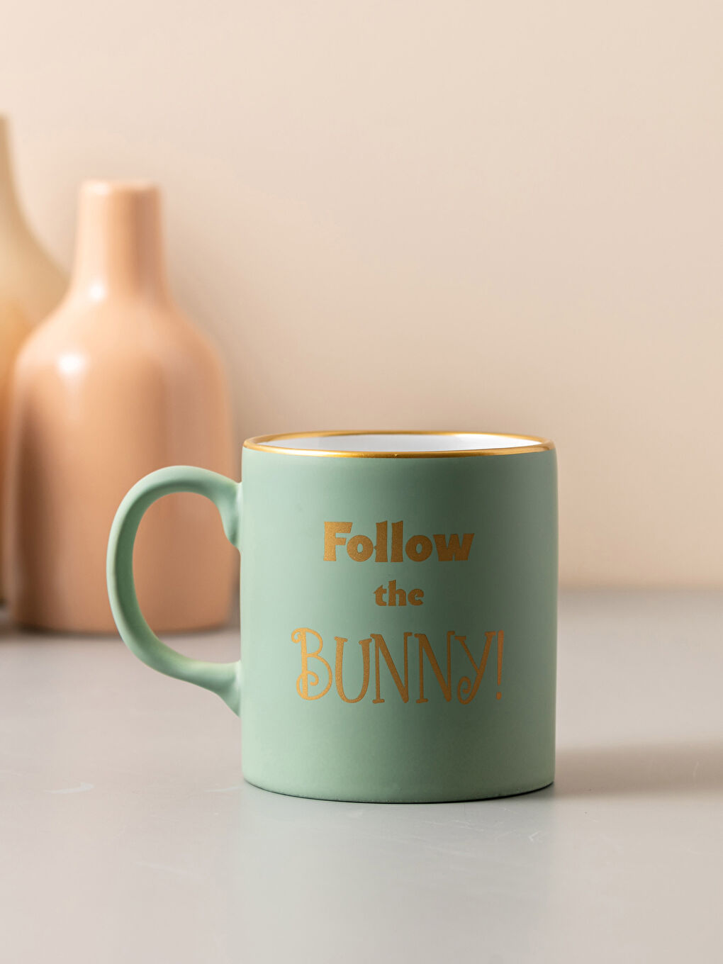 Karışık Yazı Baskılı Seramik Kupa Bardak 320 ml-2