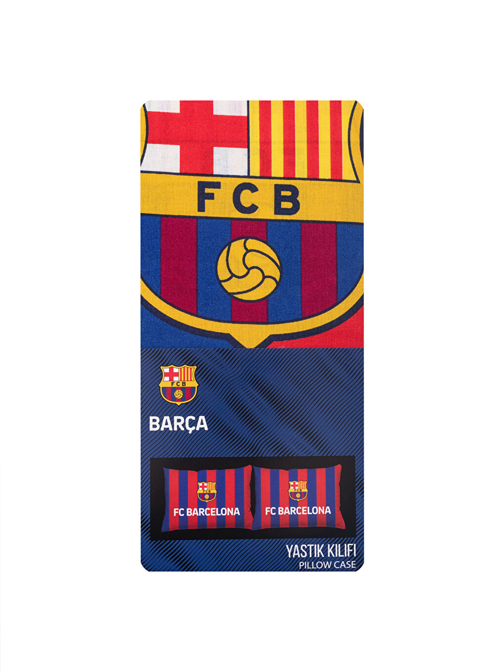 Barcelona Licensed Child Pillowcase 2 Pcs 50x70 Cm-3