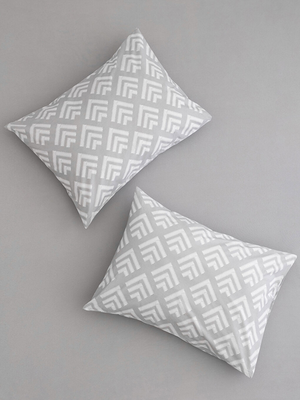 Double Oversized Cotton Patterned Duvet Cover Set-1