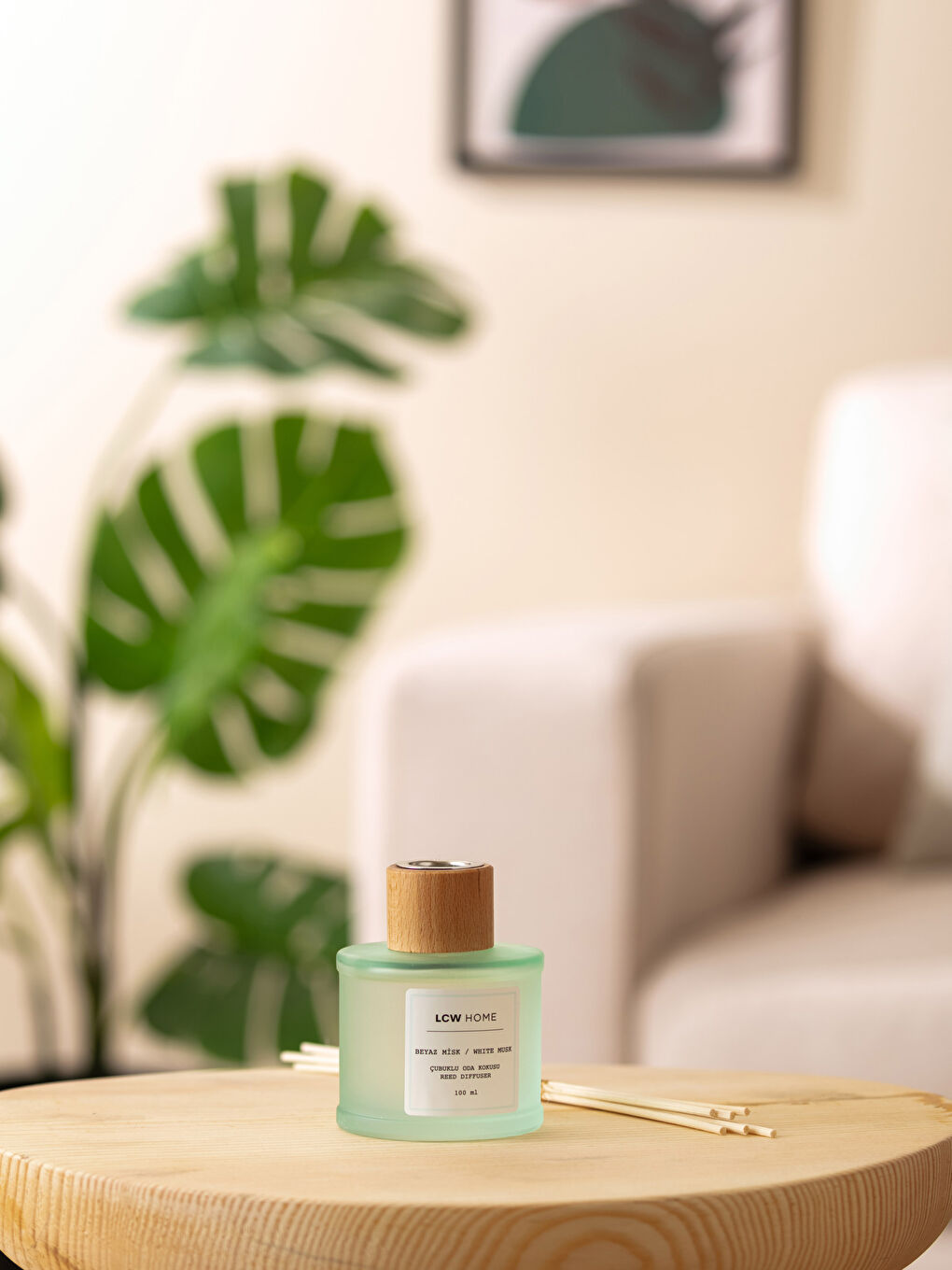 Yeşil Beyaz Misk Çubuklu Oda Kokusu 100 ml-1