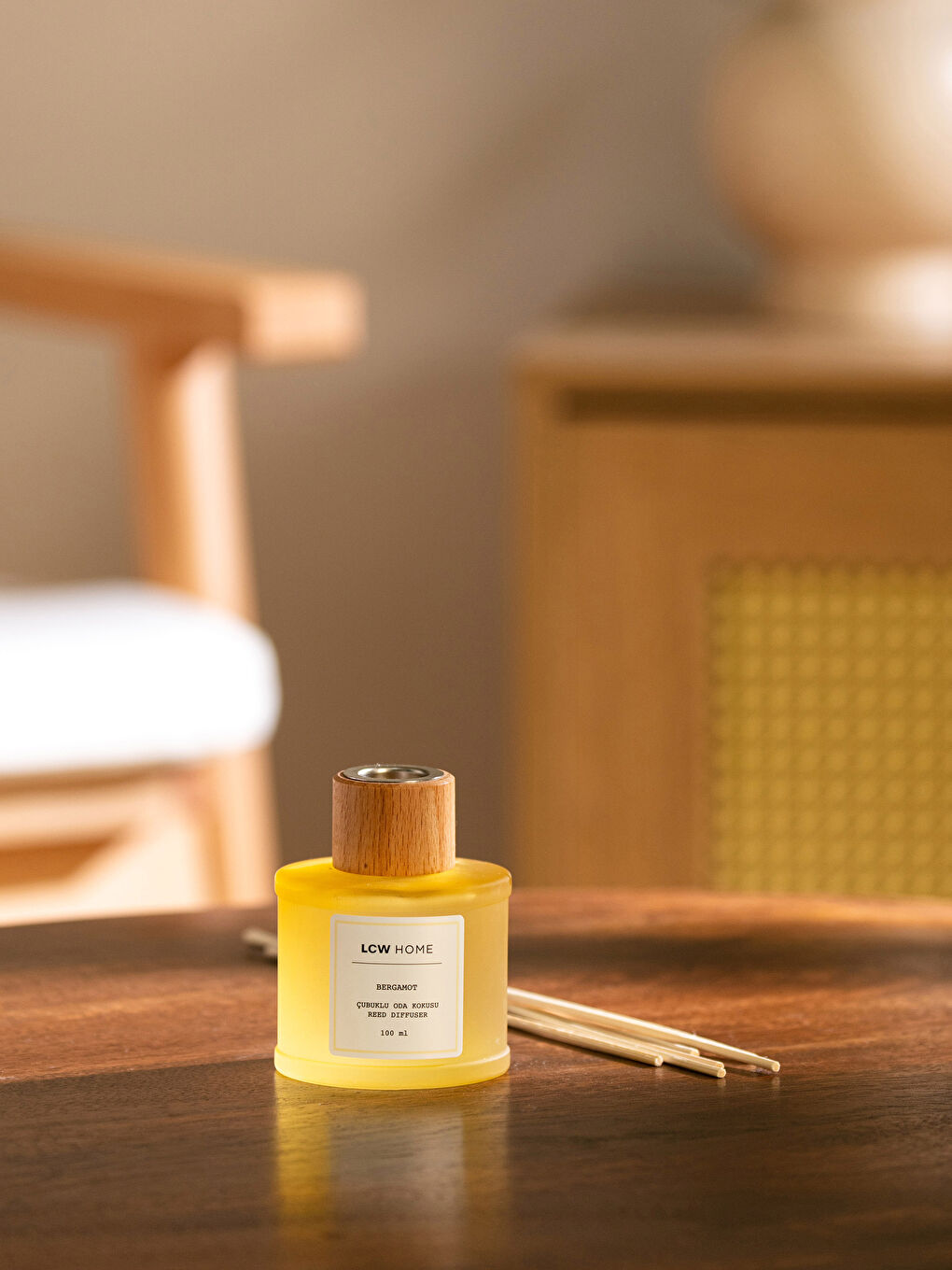 Sarı Bergamot Çubuklu Oda Kokusu 100 ml-1