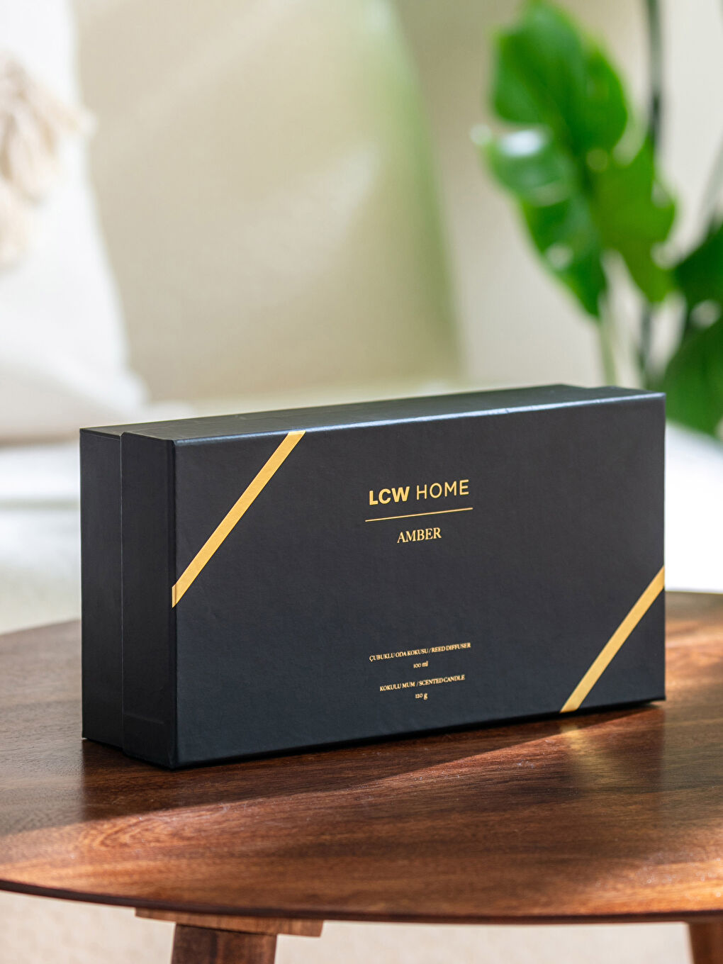 Siyah Black Amber Çubuklu Oda Kokusu ve Mum-3
