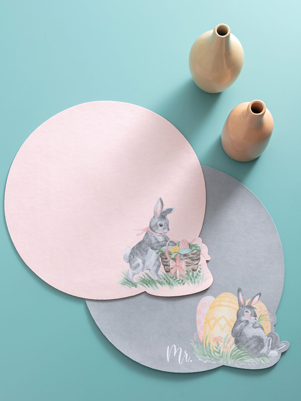 Set de table imprimé 33x33 cm Lot de 2