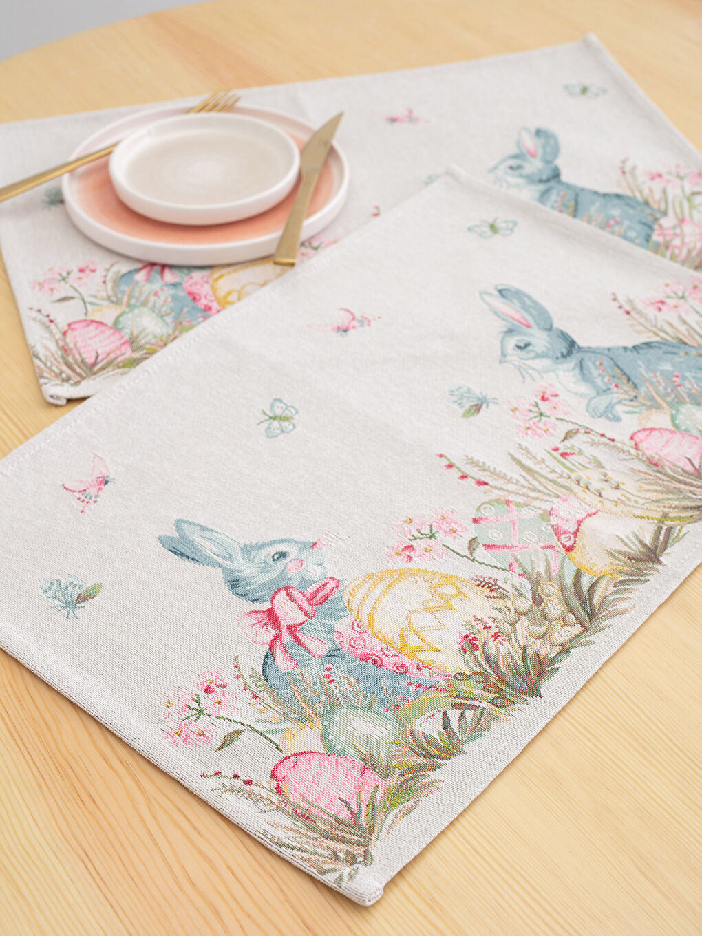 Patterned Placemat 2 Pcs 35x50 Cm