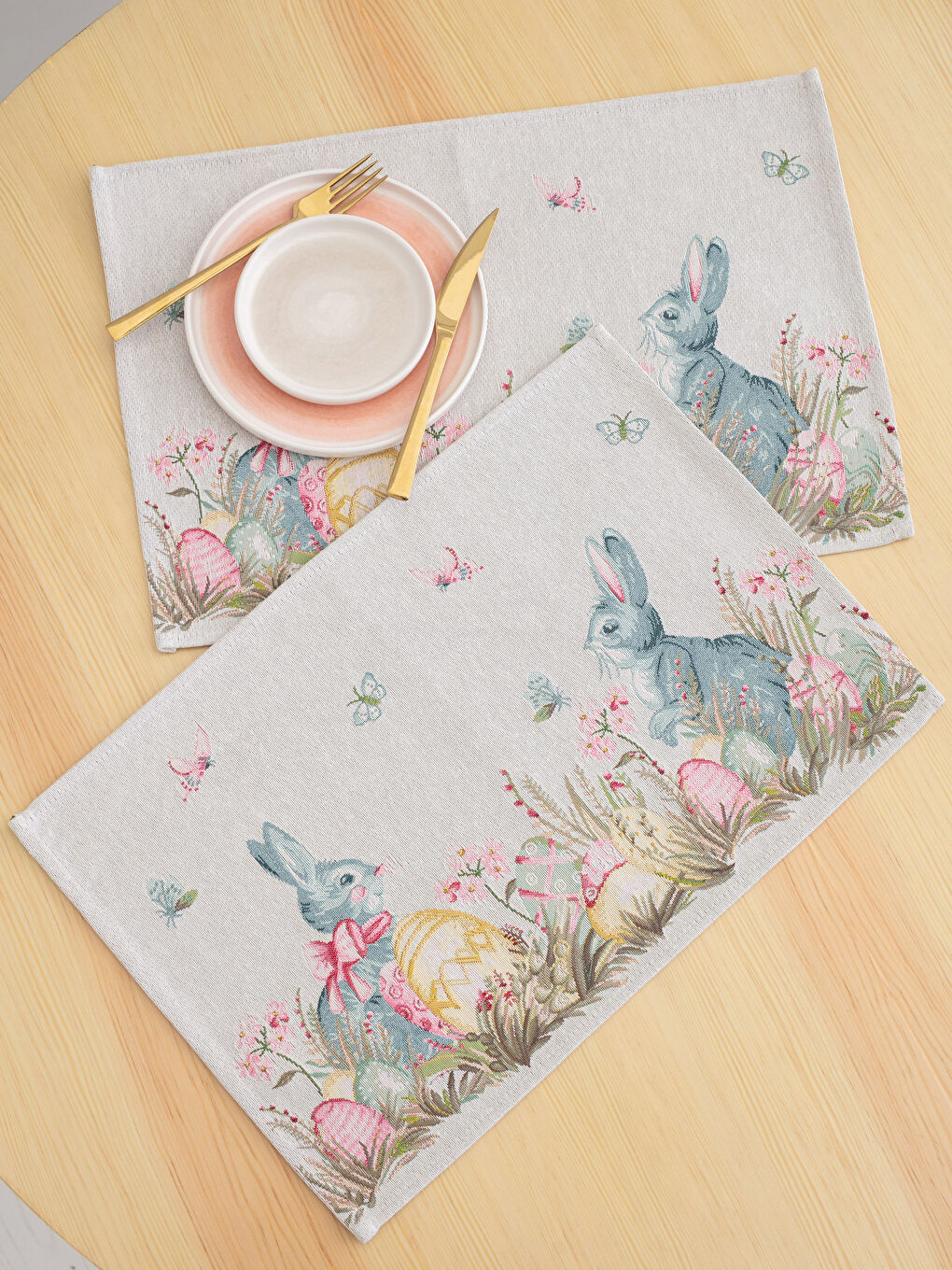 Patterned Placemat 2 Pcs 35x50 Cm-1