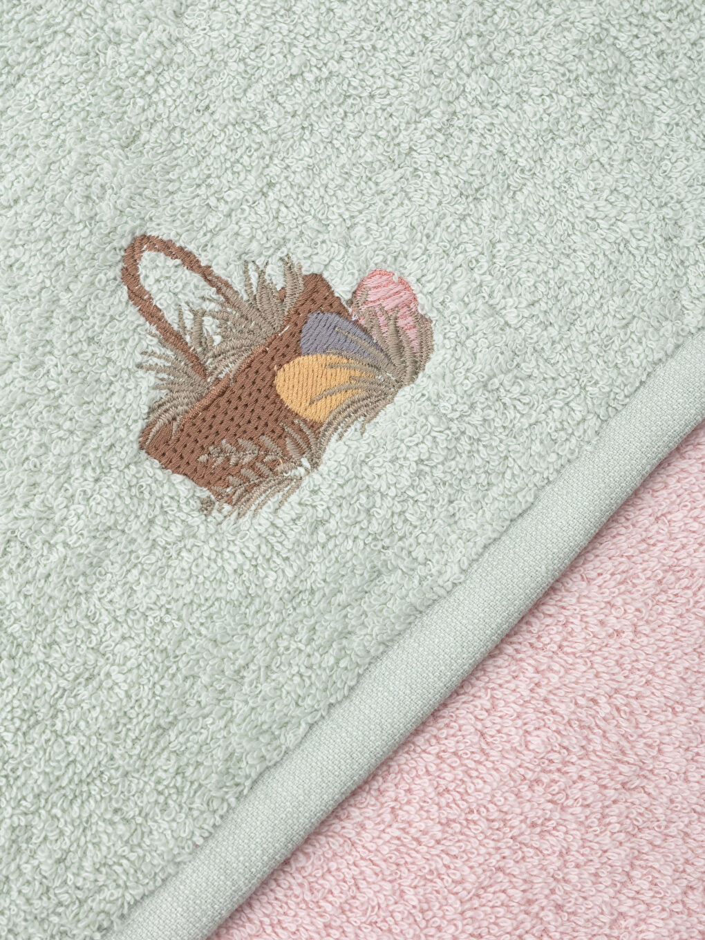 Prosop de mâini brodat 2 bucăți 30x50 cm-2