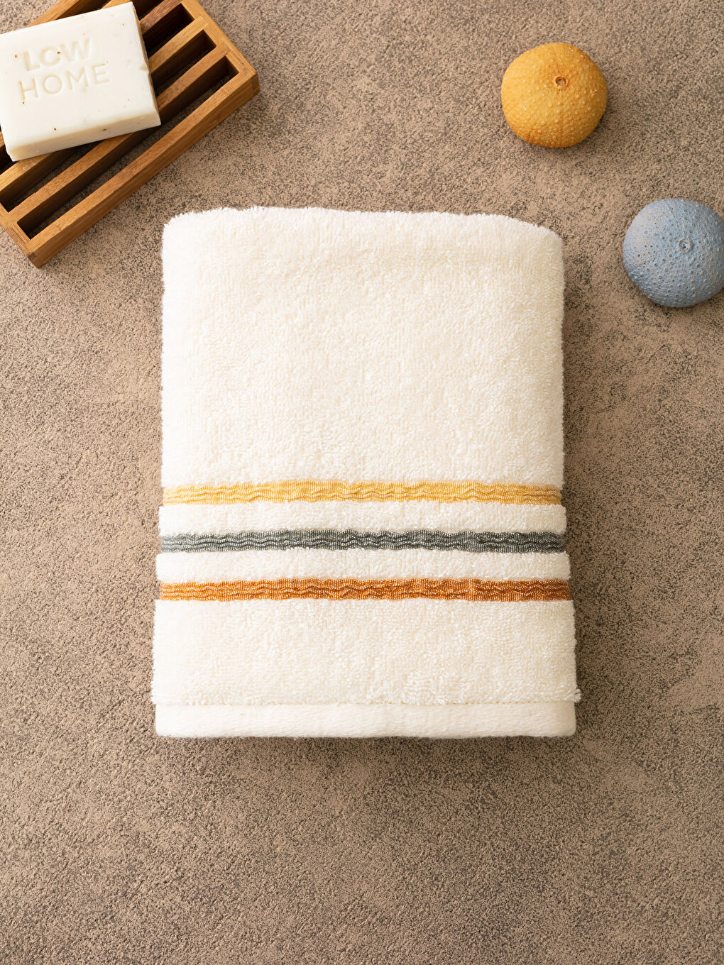 Striped Face Towel 50x80 Cm-1