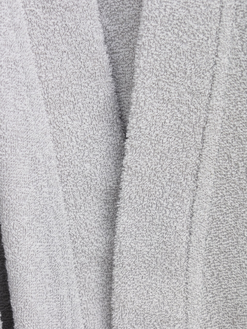 Plain V-Neck Long Women's Bathrobe-2