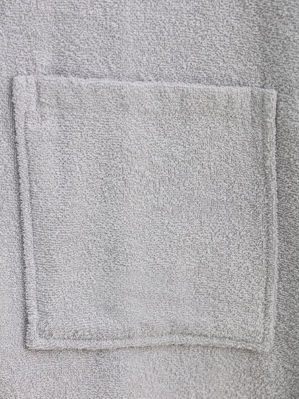 Plain V-Neck Long Women's Bathrobe-3