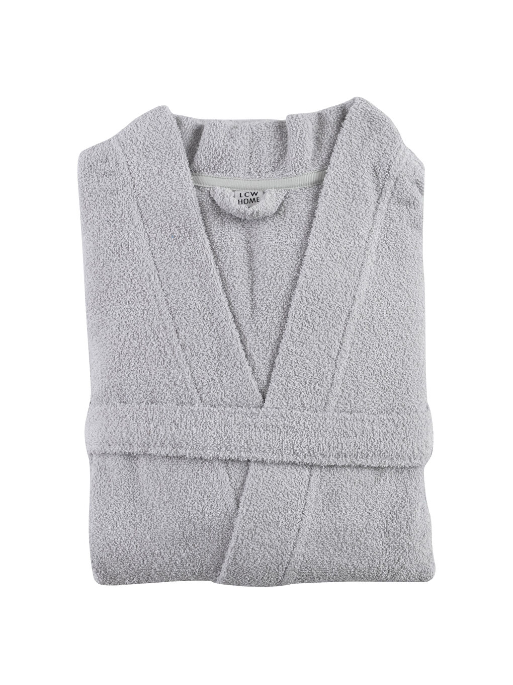 Plain V-Neck Long Women's Bathrobe-4