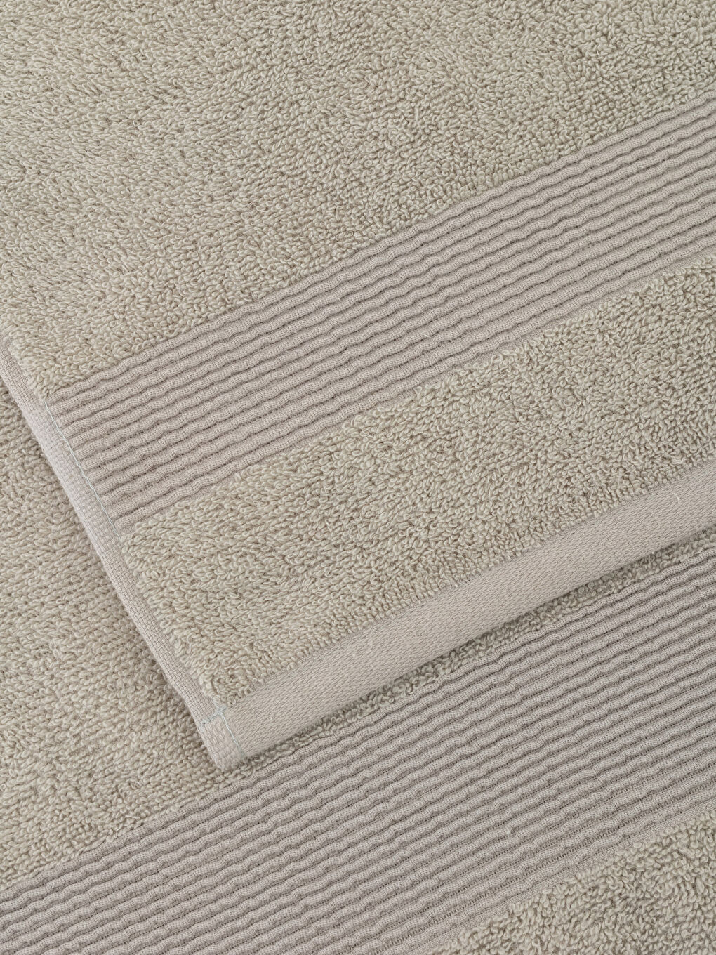 طقم مناشف حمام سادة للسيدات مكون من قطعتين-2