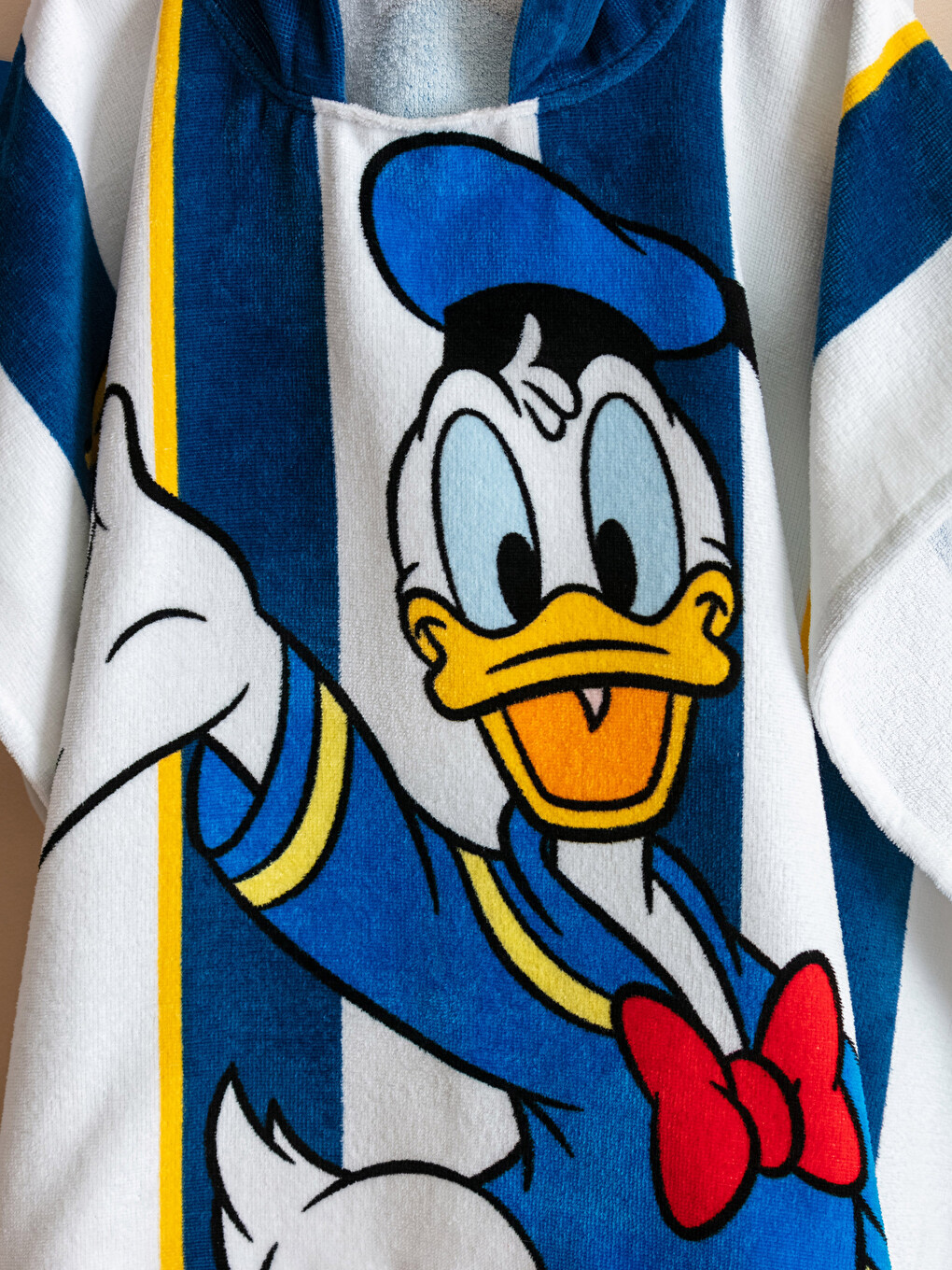 Donald Duck Licensed Hooded Boys Cotton Beach Towel-2