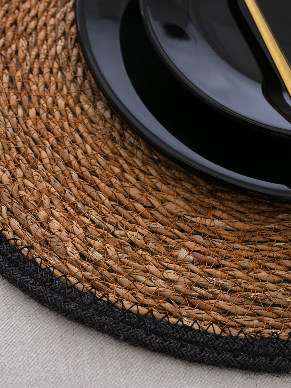 Round Color Block Mesh Placemat 40x40 Cm -S2EO10Z8-LQJ