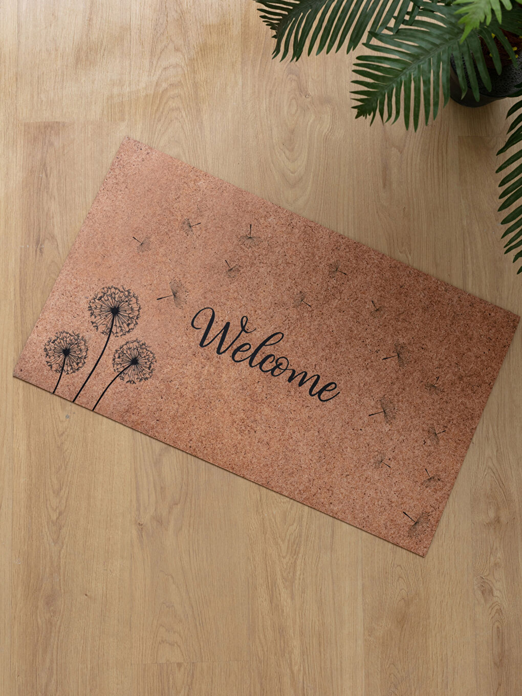 سجادة باب أمامية مطبوع عليها نص 45x75 سم