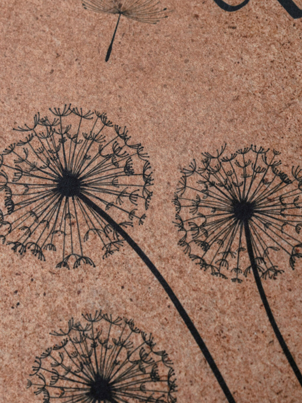 سجادة باب أمامية مطبوع عليها نص 45x75 سم-1