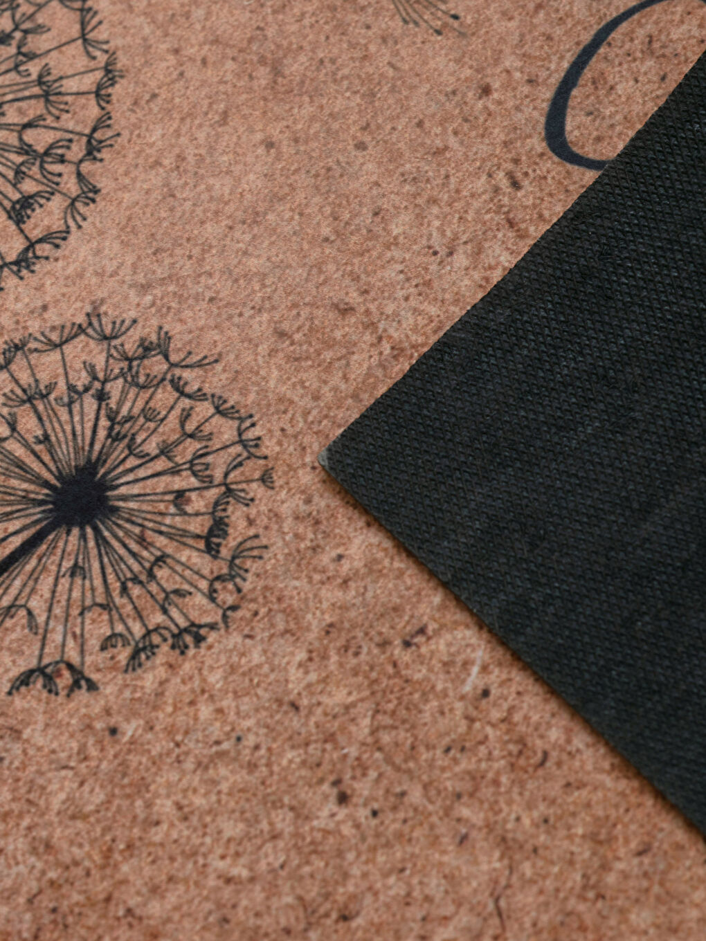 سجادة باب أمامية مطبوع عليها نص 45x75 سم-2