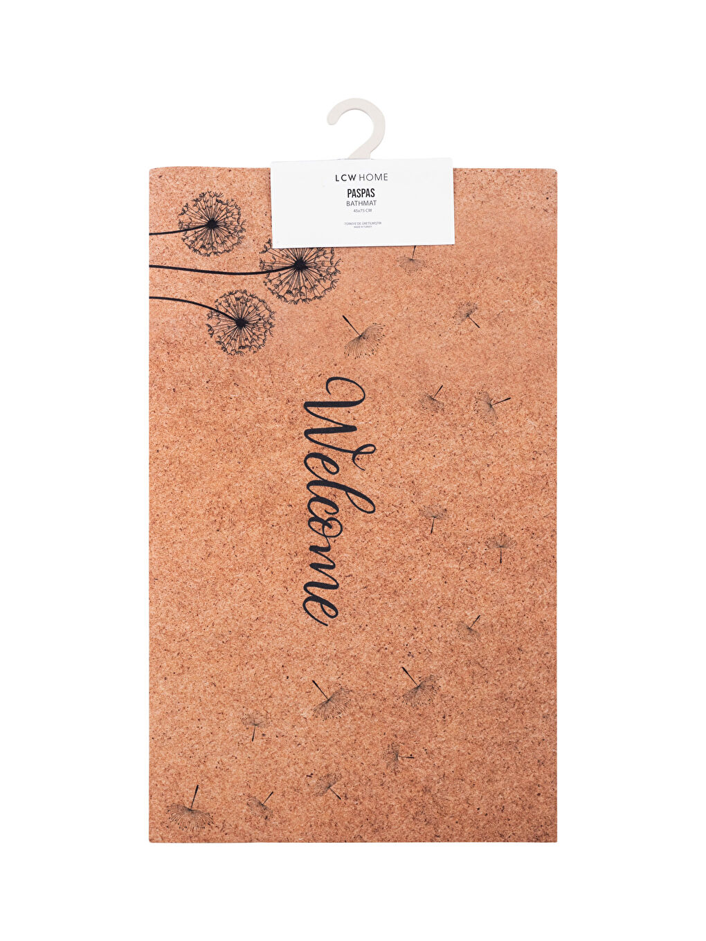 سجادة باب أمامية مطبوع عليها نص 45x75 سم-3