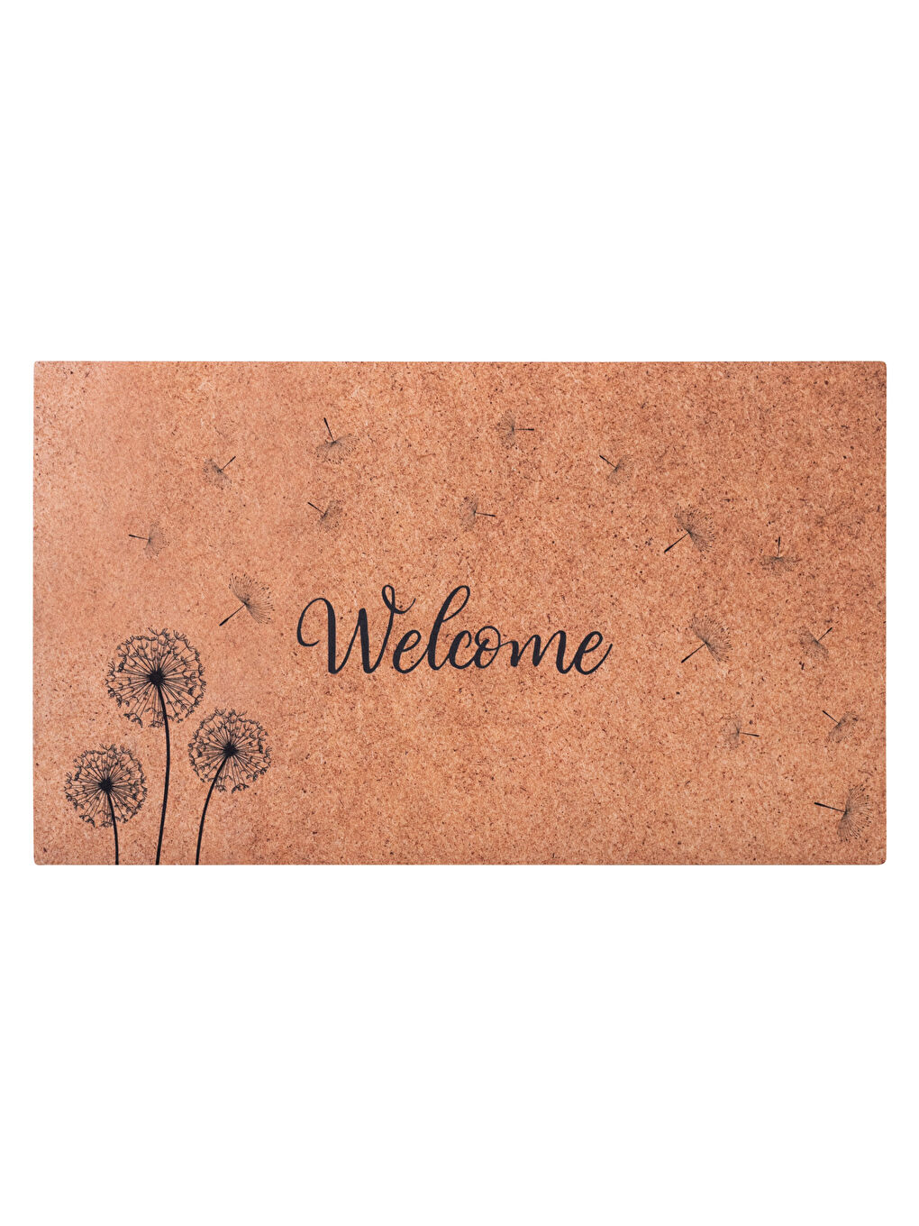 سجادة باب أمامية مطبوع عليها نص 45x75 سم-4