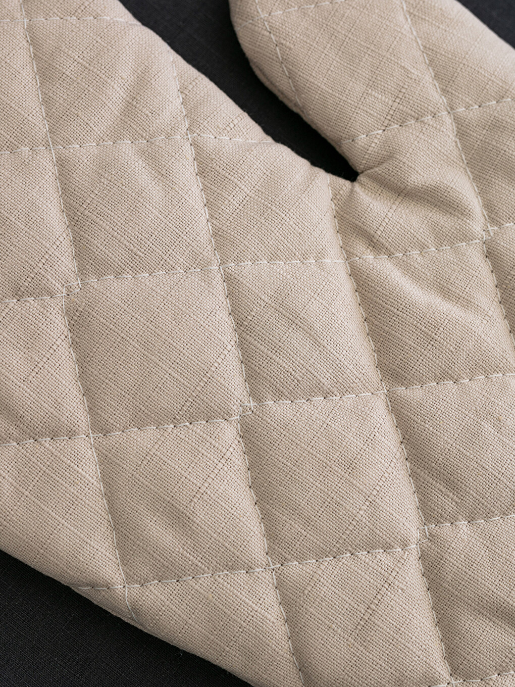 Linen Look Oven Glove-3