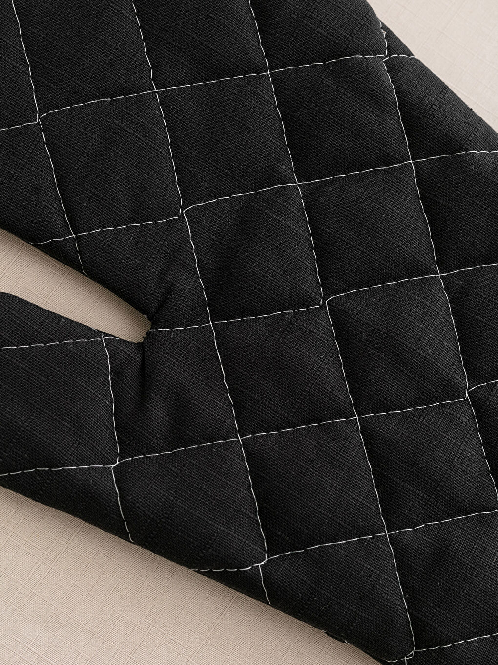 Antrasit Keten Görünümlü Fırın Eldiveni-3