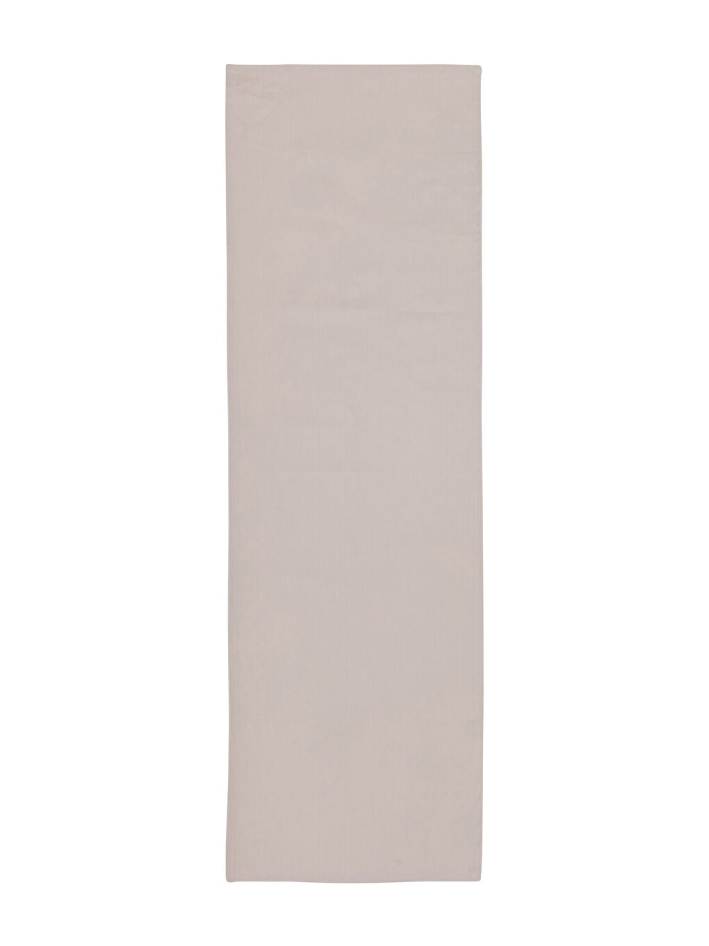 Bej Düz Keten Görünümlü Runner 45x150 cm-3