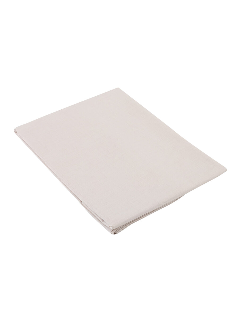 Bej Keten Görünümlü Masa Örtüsü 150x200 cm-2