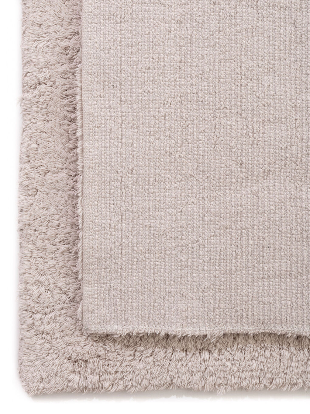 Bej Geometrik Desenli Banyo Paspası 2'li-2