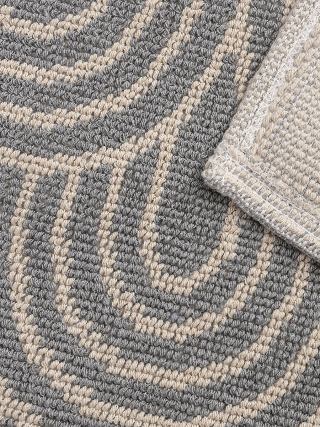 LCW HOME Cotton Patterned Bath Mat 2 Pieces S2FC34Z8 LRW LC Waikiki