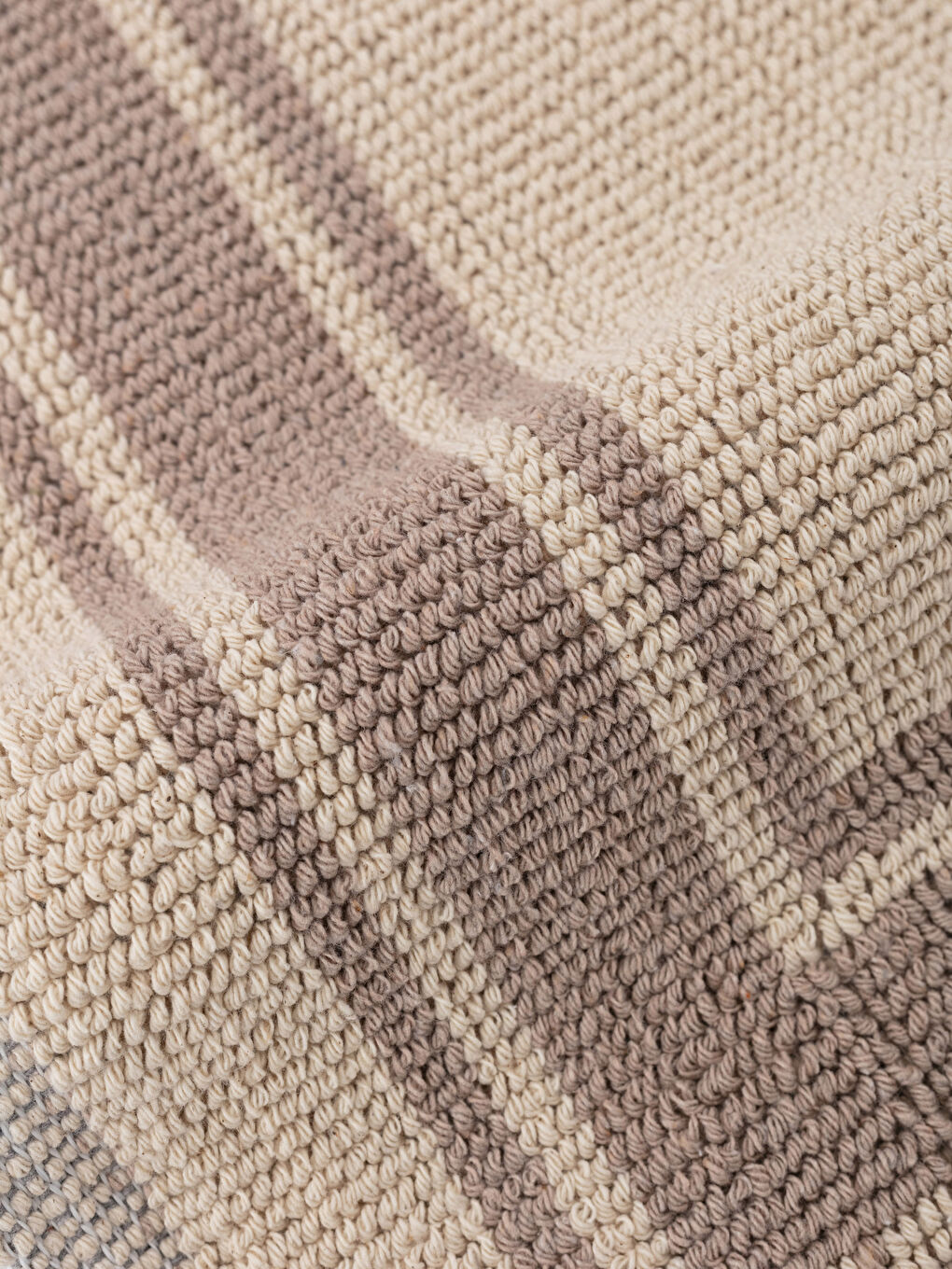 Cotton Patterned Bath Mat 2 Pieces-1