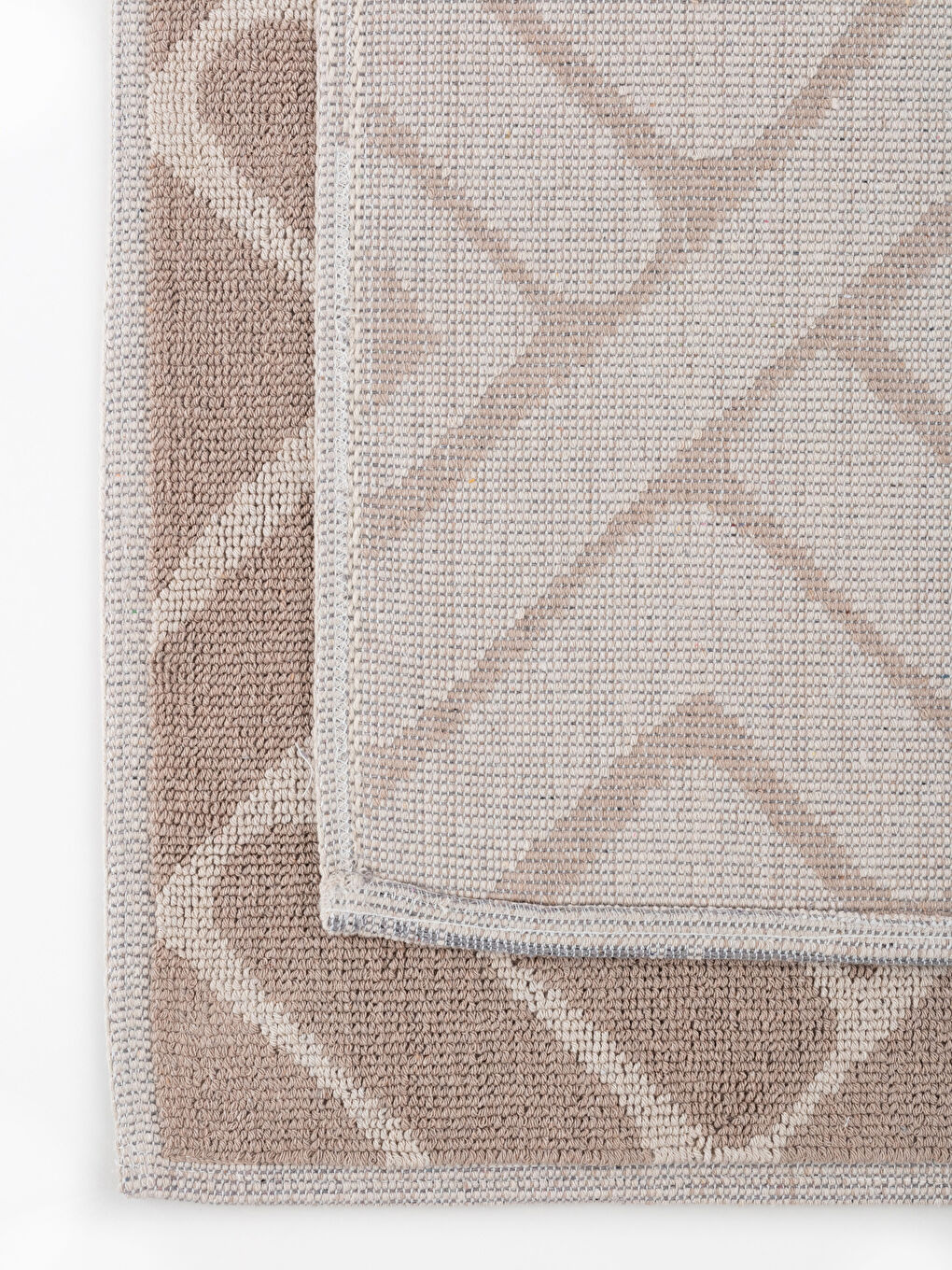 Tapis de Bain Imprimé en Coton Lot de 2-2