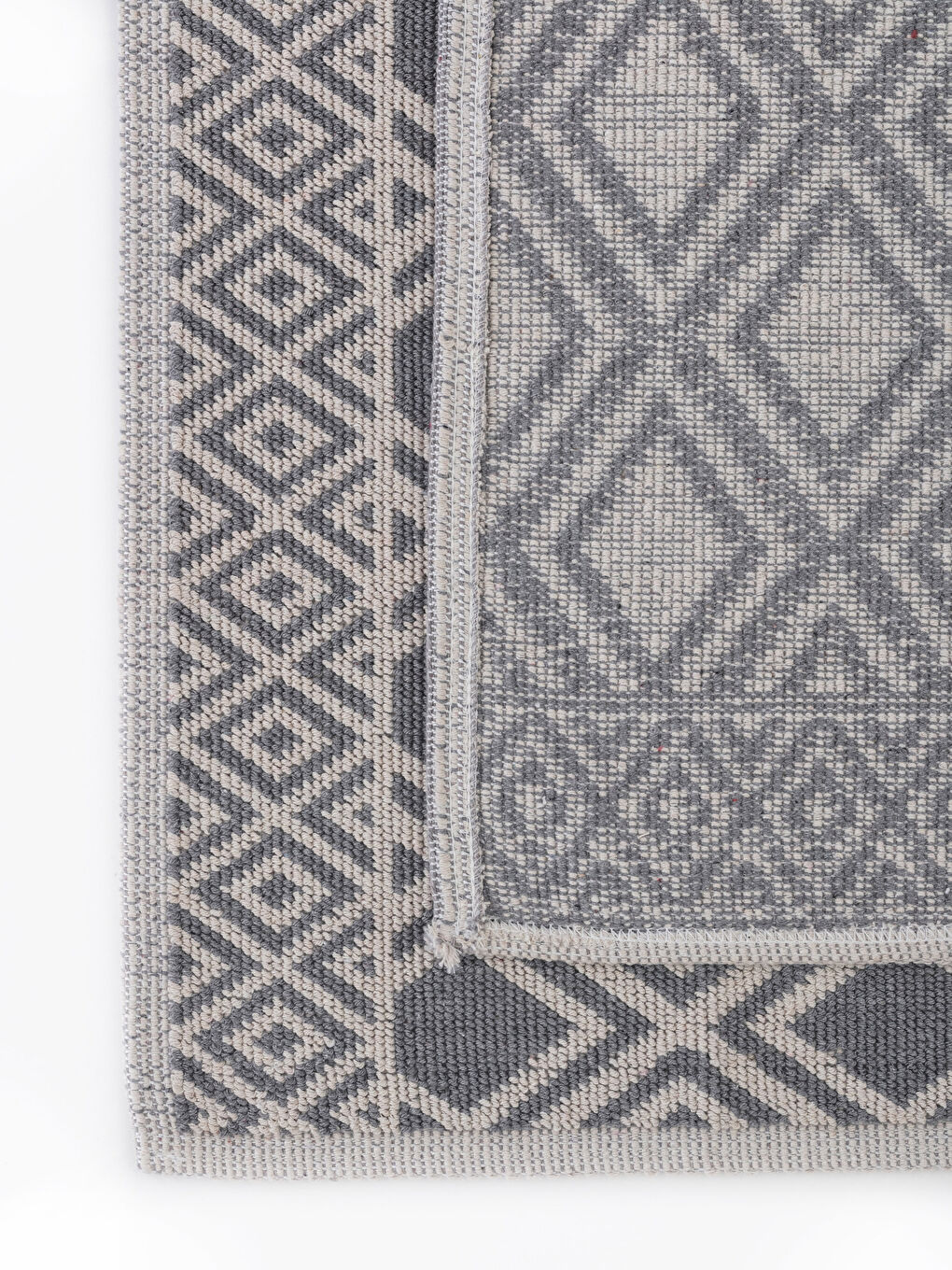 Cotton Patterned Bath Mat 2 Pieces-1
