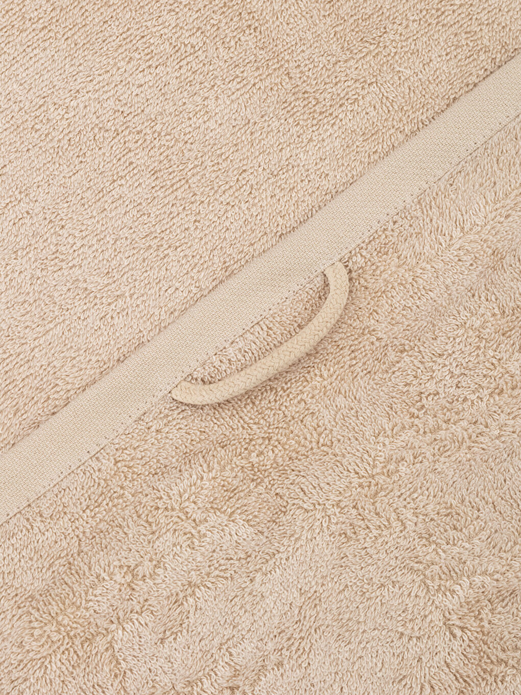 Bej Düz Bambu Banyo Havlusu 70x140-3