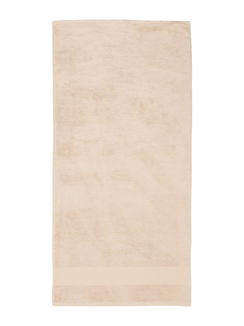 Bej Düz Bambu Banyo Havlusu 70x140-4