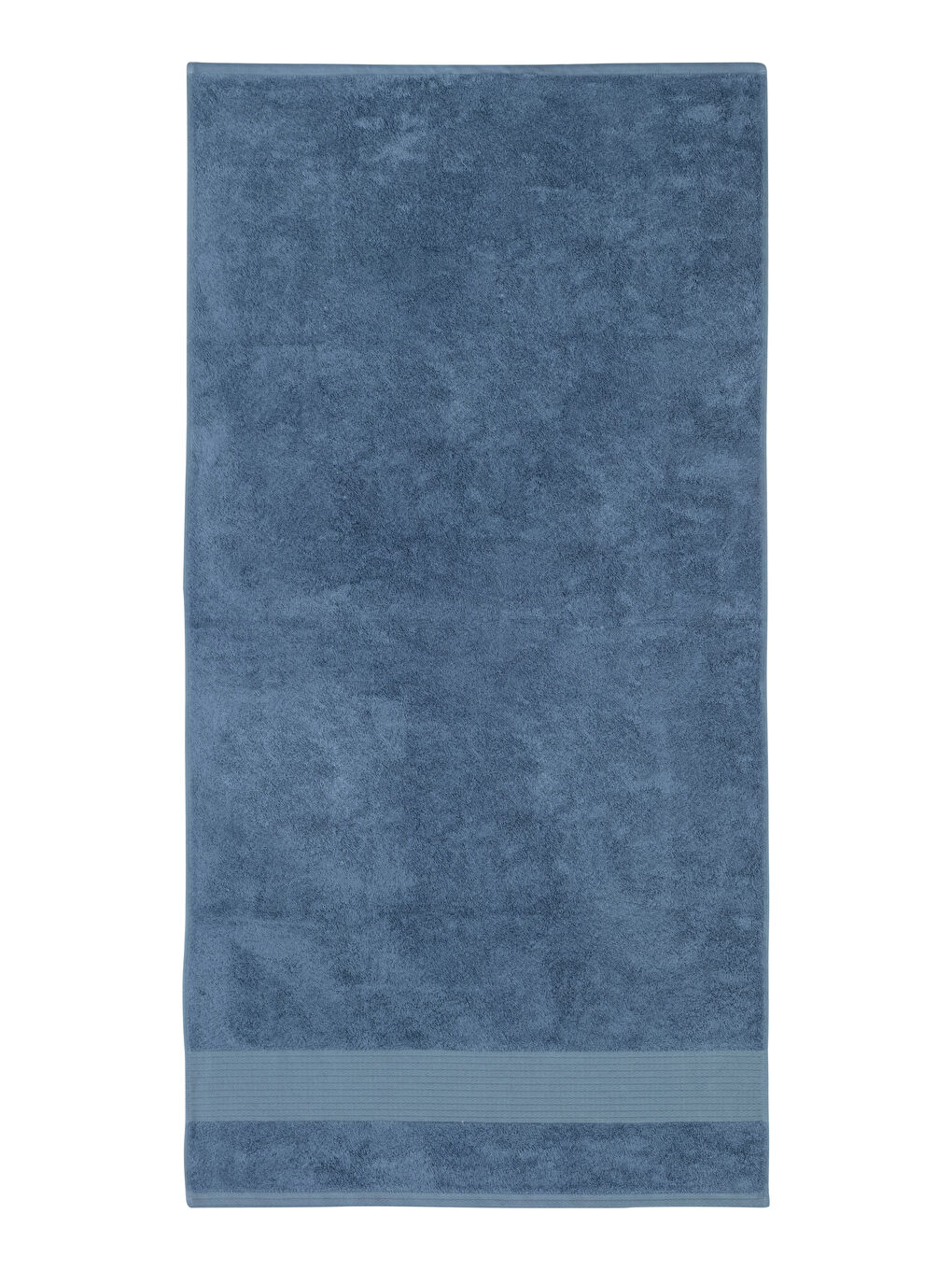 Mavi Düz Bambu Banyo Havlusu 70x140-4