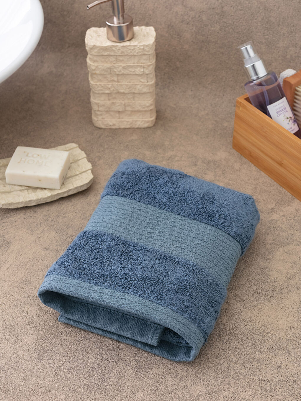 Plain Bamboo Face Towel 50x80 Cm