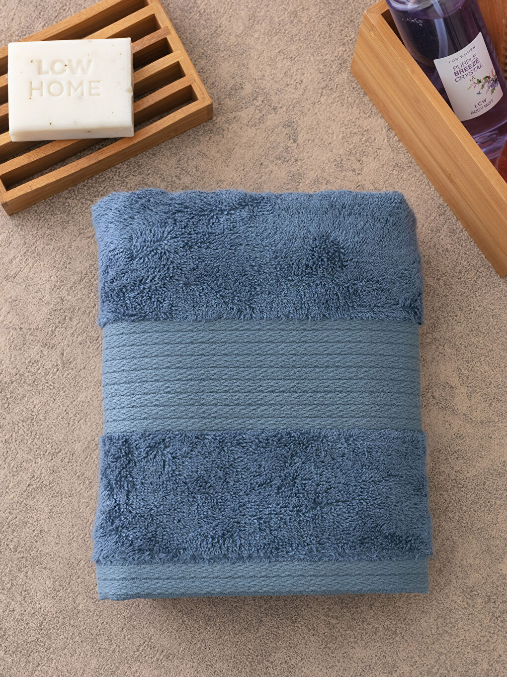 Plain Bamboo Face Towel 50x80 Cm-1