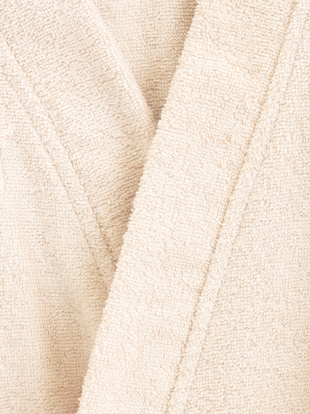 Однотонный Длинный Бамбуковый Халат с V-образным Вырезом для Мужчин-2