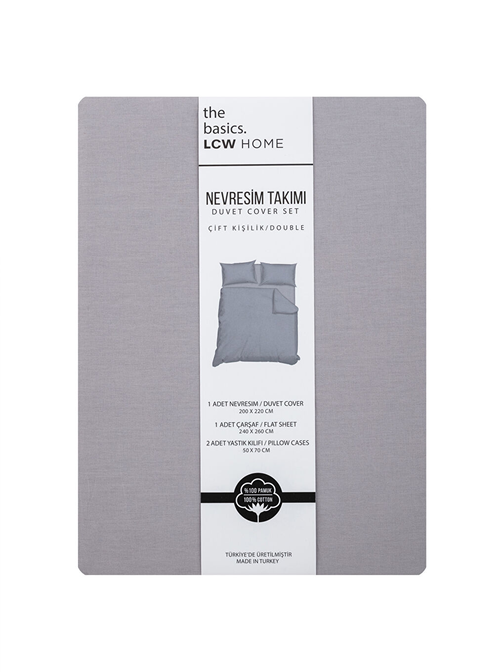 Set Husă de Pilotă Dublă Simplă din Bumbac-6