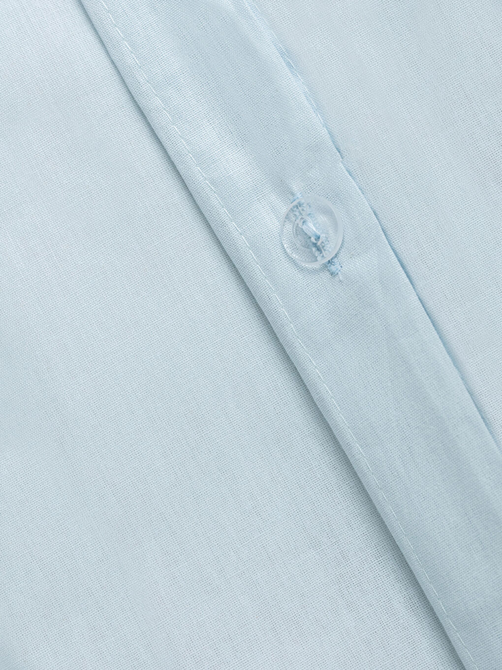 Mavi Çift Kişilik Düz Pamuklu Nevresim Takımı-5