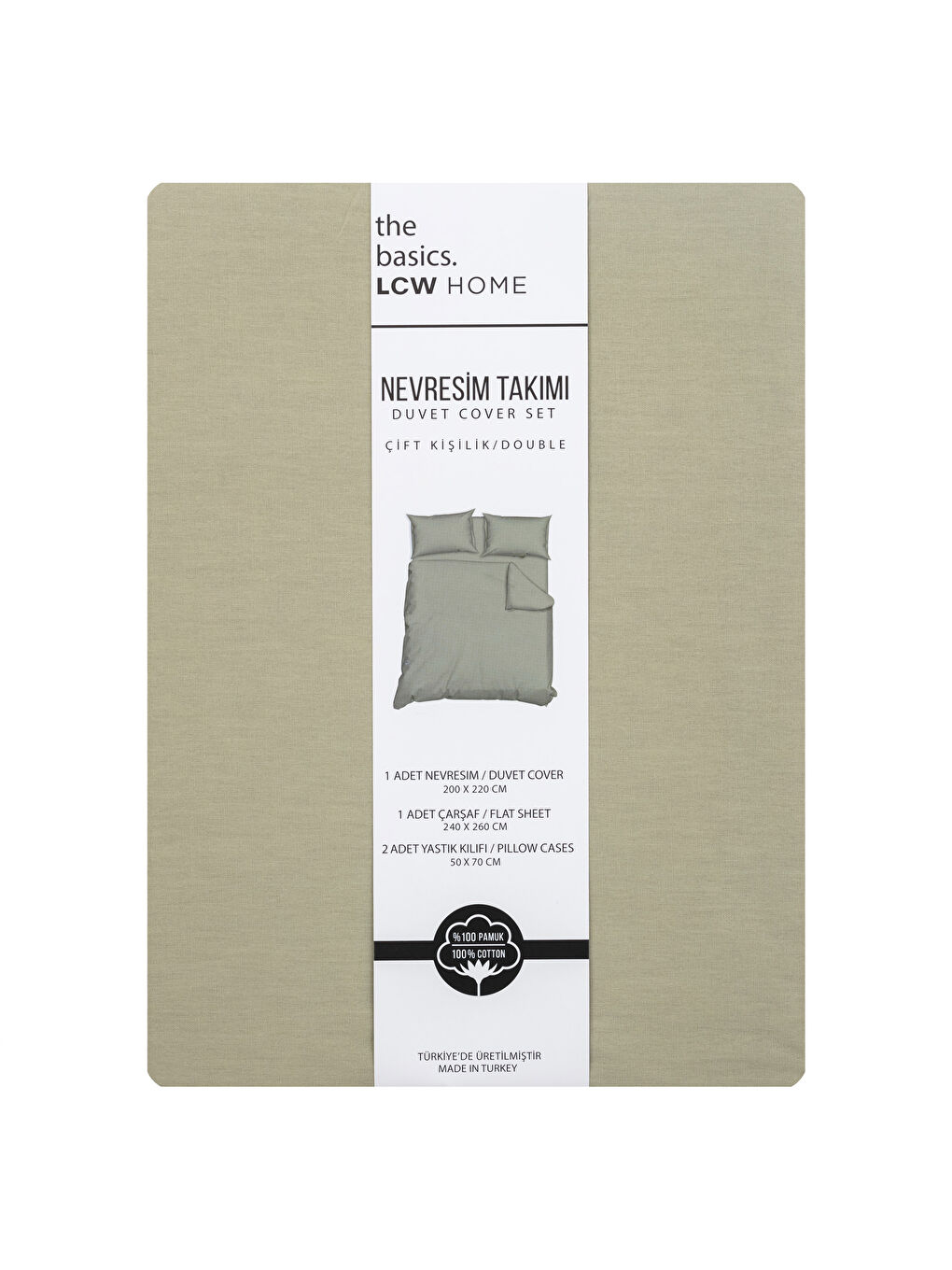 طقم غطاء لحاف قطن سادة مزدوج-7