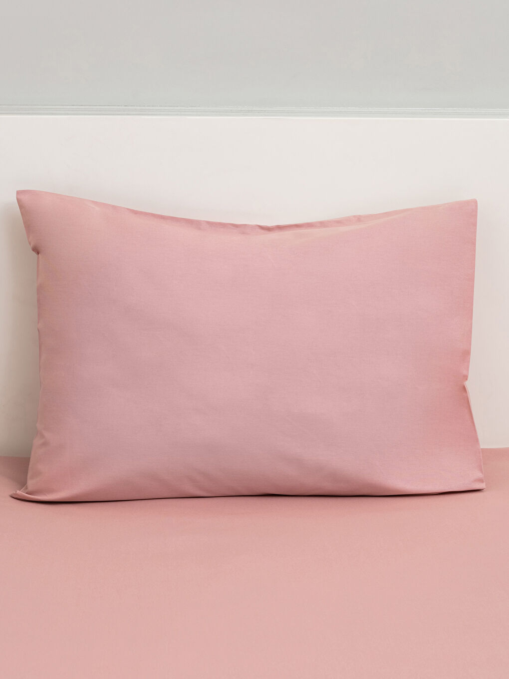 Single Plain Cotton Duvet Cover Set-2