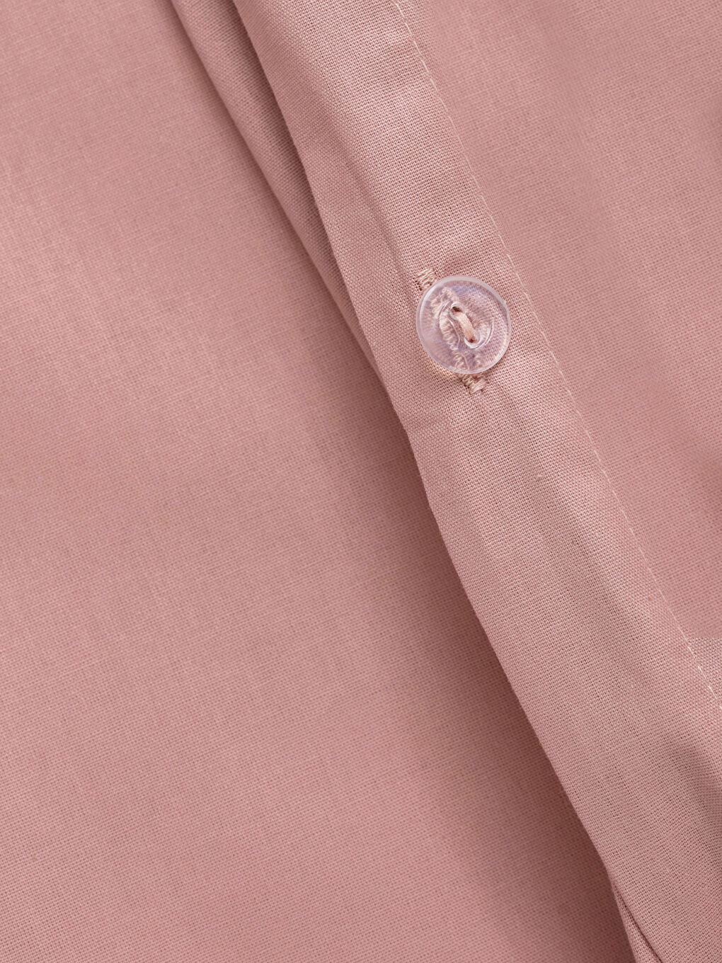 Single Plain Cotton Duvet Cover Set-5