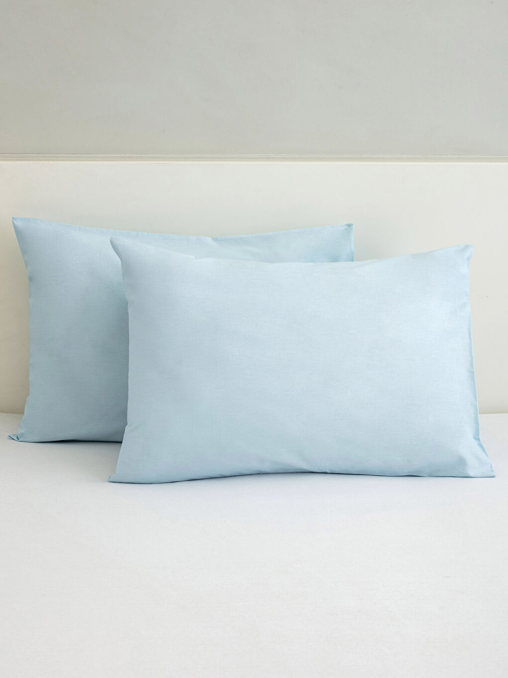 Cotton Plain Pillow Case 2 Pack 50x70 Cm-1