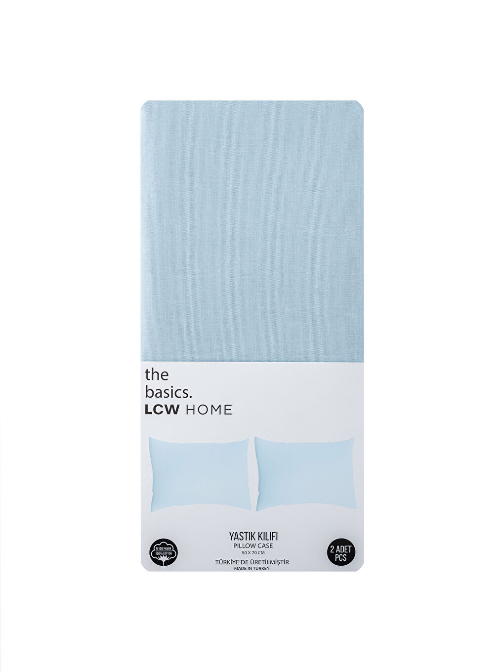 Cotton Plain Pillow Case 2 Pack 50x70 Cm-3