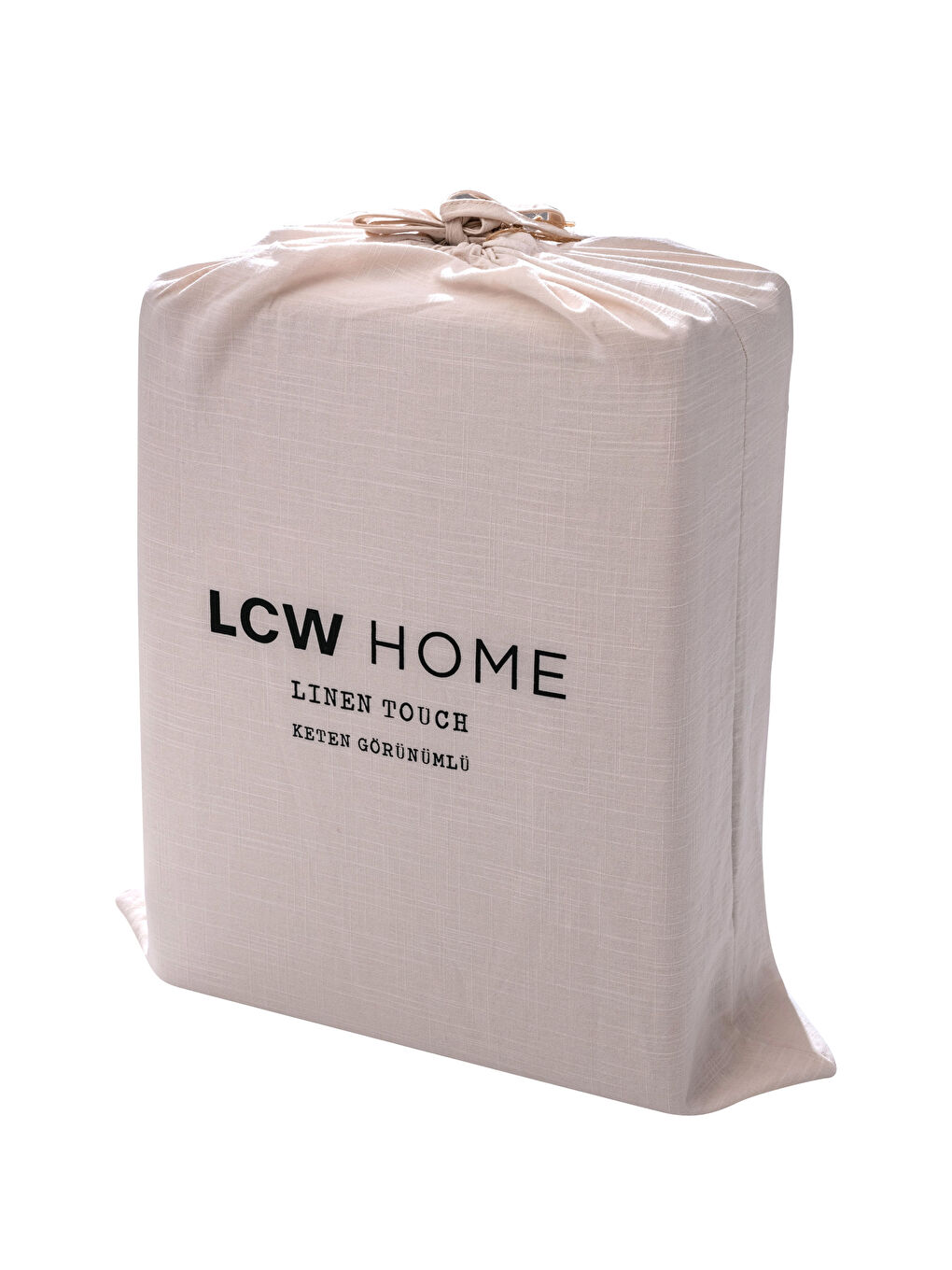 Plain Cotton Linen Look Double Duvet Cover Set -S2FF41Z8-CTF