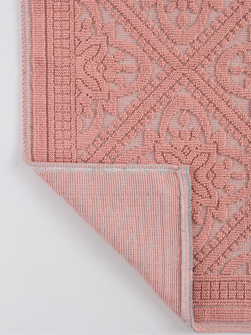 Cotton Patterned Bath Mat 2 Pieces-2