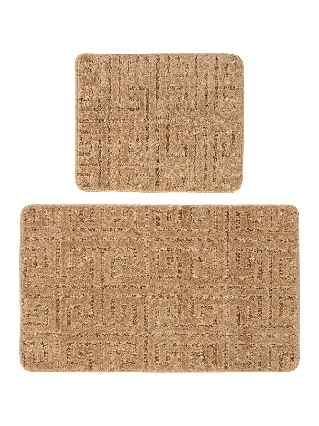 Cotton Patterned Bath Mat 2 Pieces -S2FH80Z8-LQB